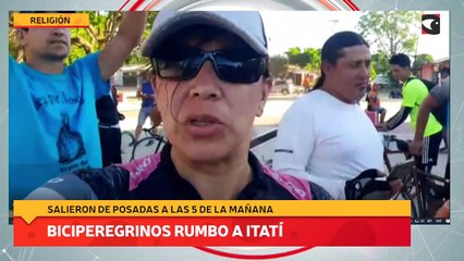 Biciperegrinos rumbo a itatí