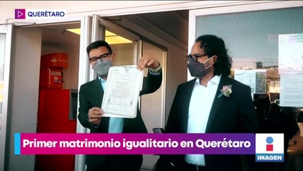 Celebran el primer matrimonio igualitario en Querétaro