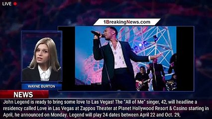 Video herunterladen: John Legend Announces 24-Date Las Vegas Residency for 2022: 'Beautiful Show, Magical Night' - 1break