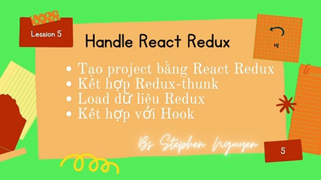 Cấu trúc một Project theo hướng React Redux