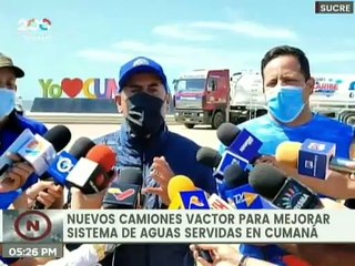 Sucre | Plan de Gobierno Gran Mariscal de Ayacucho entregó vehículo para mejorar sistema de aguas
