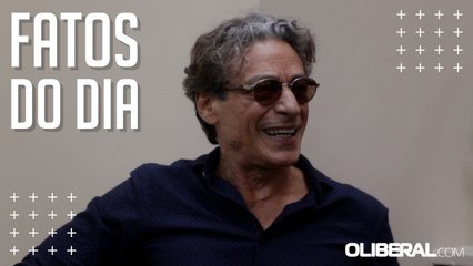 O ator paraibano Luiz Carlos Vasconcelos esteve em Belém para prestigiar a exibição gratuita do filme “Marighella”