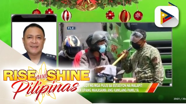 Pinayagan na ang pag-deploy ng mga pulis sa estasyon na malapit sa kanilang tahanan upang makasama ang kanilang pamilya