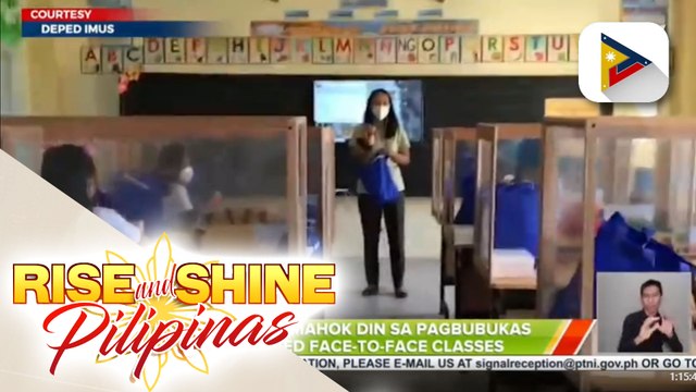 Imus LGU, lumahok din sa pagbubukas ng limited face-to-face classes