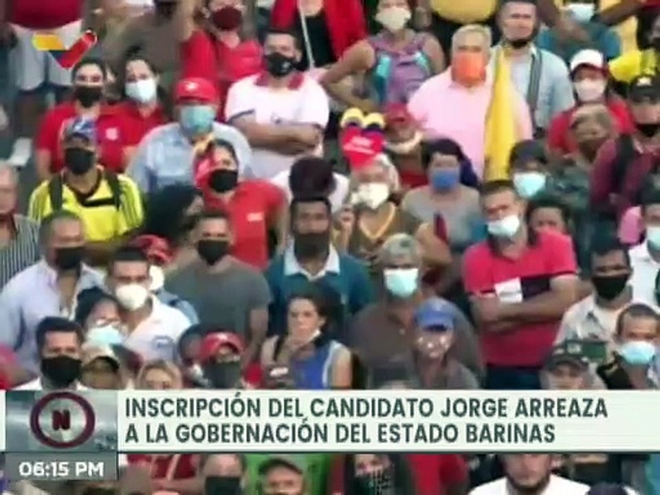 Jorge Arreaza inscribió su candidatura para la Gobernación de Barinas ante el CNE