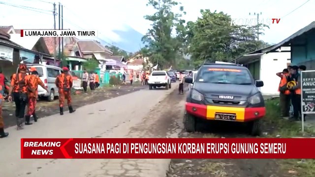 Update Terbaru Suasana Pagi di Pengungsian Korban Erupsi Semeru, Hingga Proses Pencarian Korban