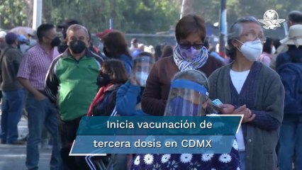 CDMX anuncia aplicación de tercera vacuna; inicia este martes 7 de diciembre en Tlalpan