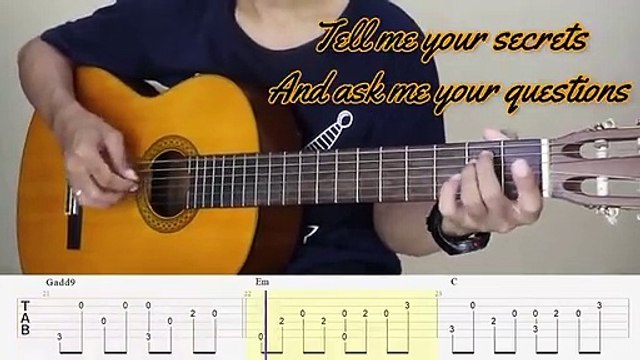 THE SCIENTIST - COLDPLAY - Easy Fingerstyle Guitar Tutorial TAB By Yunus Guitarist