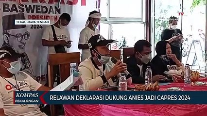 Relawan Deklarasi Dukung Anies Jadi Capres 2024