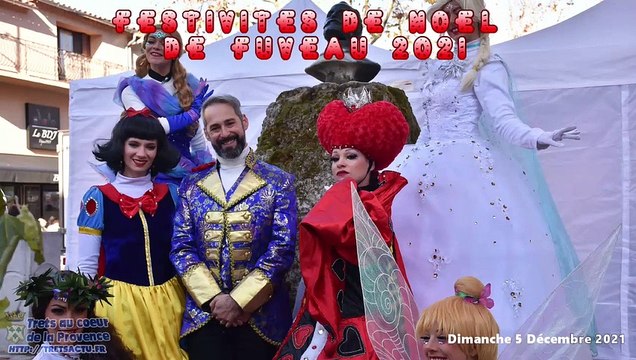 Festivites de NOEL FUVEAU 2021 avec les animations et parades de REVE D'ETOILE