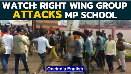 Download Video: MP: Right wing group attacks missionary school over talks of religious conversion | Oneindia News