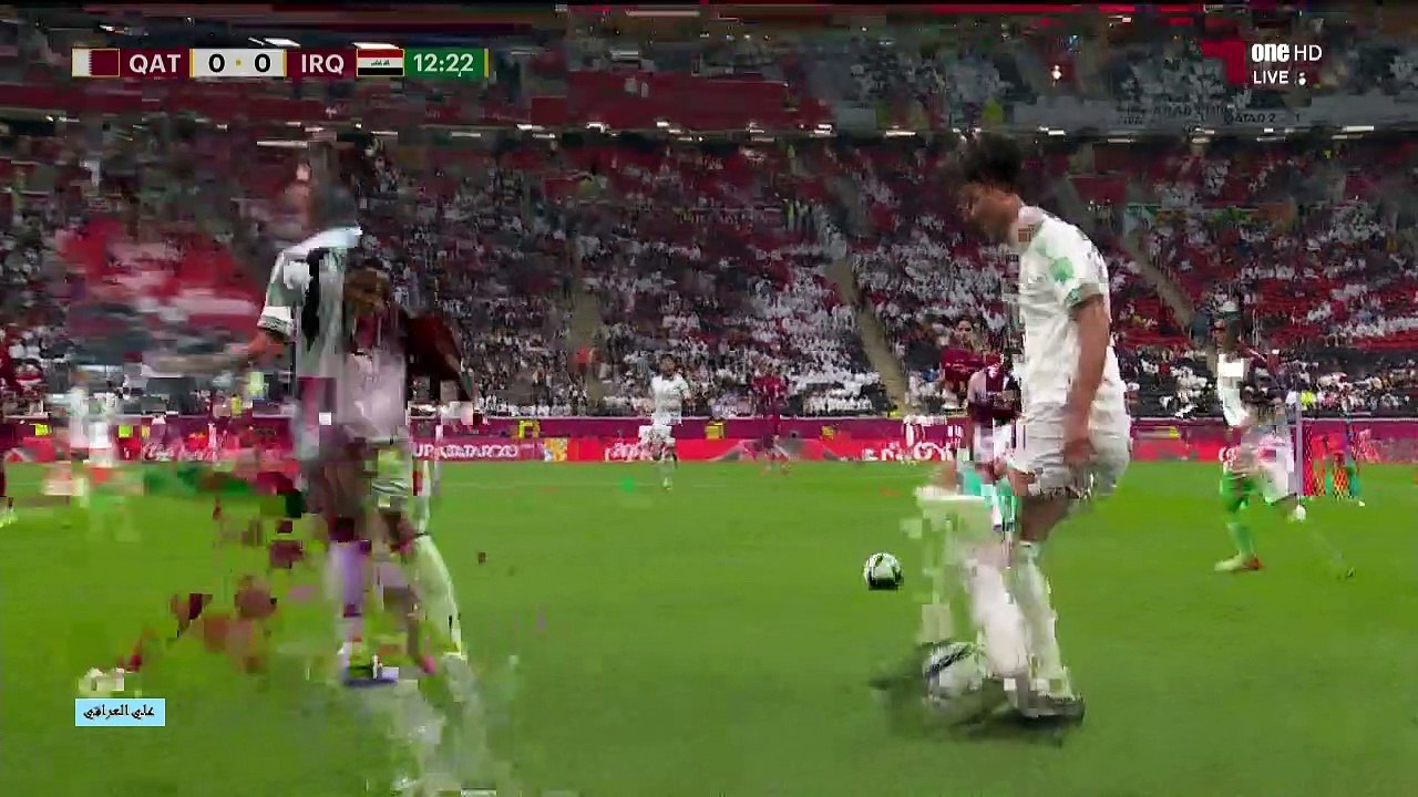 الشوط الاول مباراة قطر والعراق بطولة كأس العرب 6-12-2011