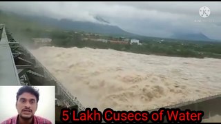 Somasila Dam 5 Lakh Cusecs of Water
