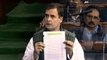 Farmers should be given compensation.. says Rahul in LS