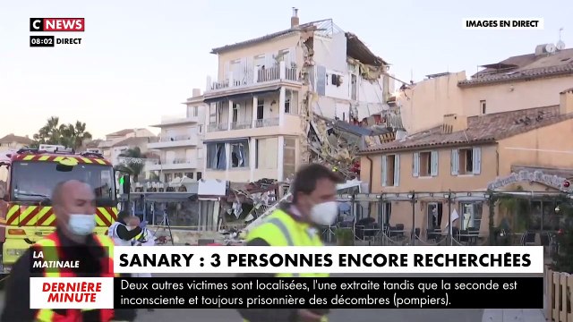 Sanary-sur-Mer - Un immeuble s'est effondré cette nuit dans le quartier du Port : Au moins 5 personnes sont bloquées sous les décombres et 4 autres ont été blessées