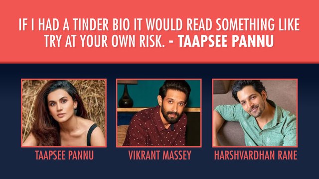 This Is What Taapsee Pannu Would Do If Her Partner Cheated On Her| Vikrant Massey| Harshvardhan Rane