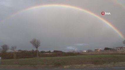İstanbul'da gökkuşağı sürprizi