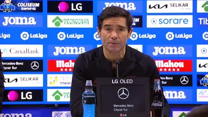 Marcelino: "La actitud fue inmejorable, pero necesitamos goles"