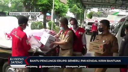 Aksi Solidaritas, PMI Kendal Kirim Bantuan Untuk Korban Semeru