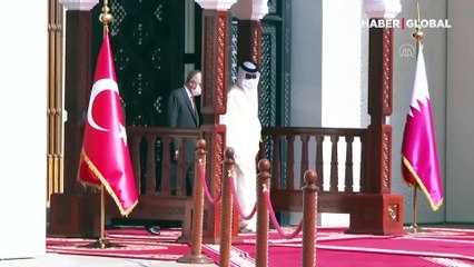 Cumhurbaşkanı Erdoğan, Katar Emiri Al Sani ile görüştü