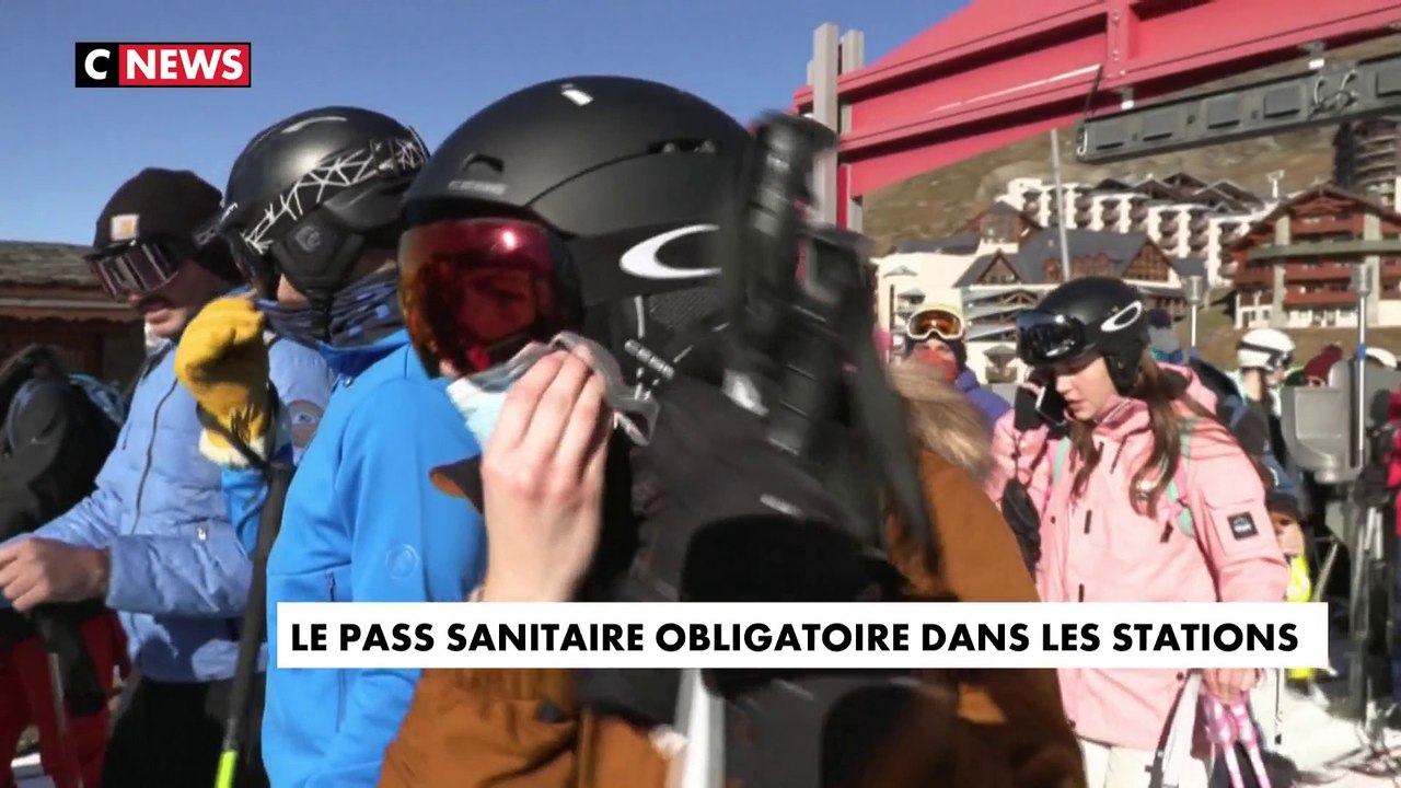 Le pass sanitaire exigé dans les stations de ski