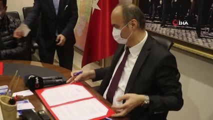 Enez'e yapılacak acil sağlık hizmetleri istasyonu için protokol imzalandı