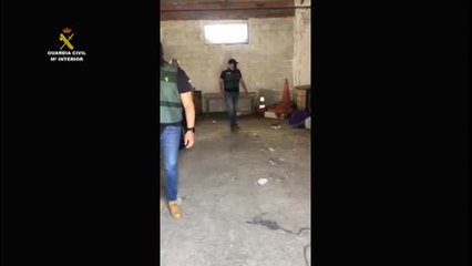 Desmantelada una red que introducía hachís en las costas de Málaga y Cádiz