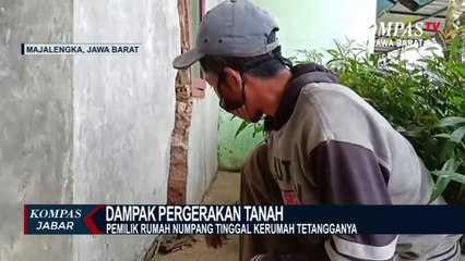 Rumah dan Jalan Rusak Dampak Pergerakan Tanah
