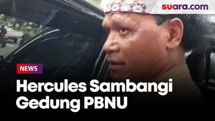 Hercules Sambangi Gedung PBNU Saat Pengurus Rapat Pembahasan Muktamar