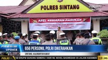 PRESISI Update 19.00 WIB : Wakapolda Kalbar Pimpin Apel Gelar Pasukan Dalam Rangka Kunjungan Kerja Presiden