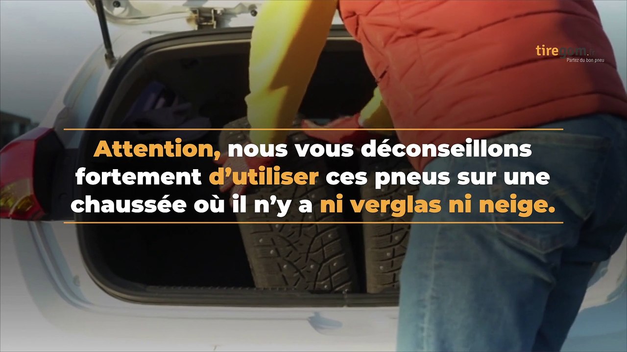Pneus cloutés : quelle est la réglementation ?