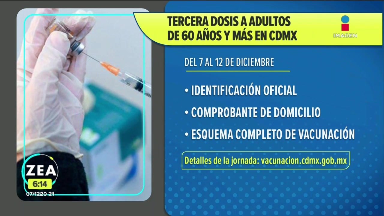 Tlalpan inicia aplicación de terceras dosis a adultos mayores