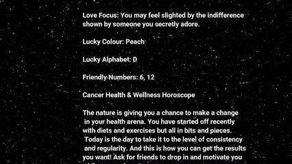 Cancer Horoscope Today - Today Horoscope - December 8, 2021