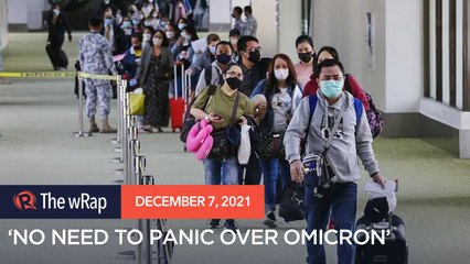 OCTA: No need to panic over Omicron, let's celebrate 'Pasko'