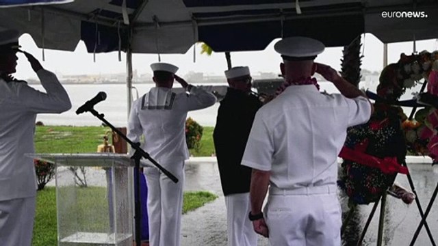 Памятная церемония на острове Оаху