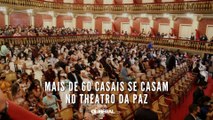 Mais de 60 casais se casam no Theatro da Paz