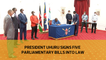 Uhuru signs five parliamentary bills into law