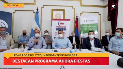 Destacan programa Ahora Fiestas
