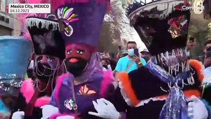Baile y color: así fue el primer gran Desfile de Chinelos en México