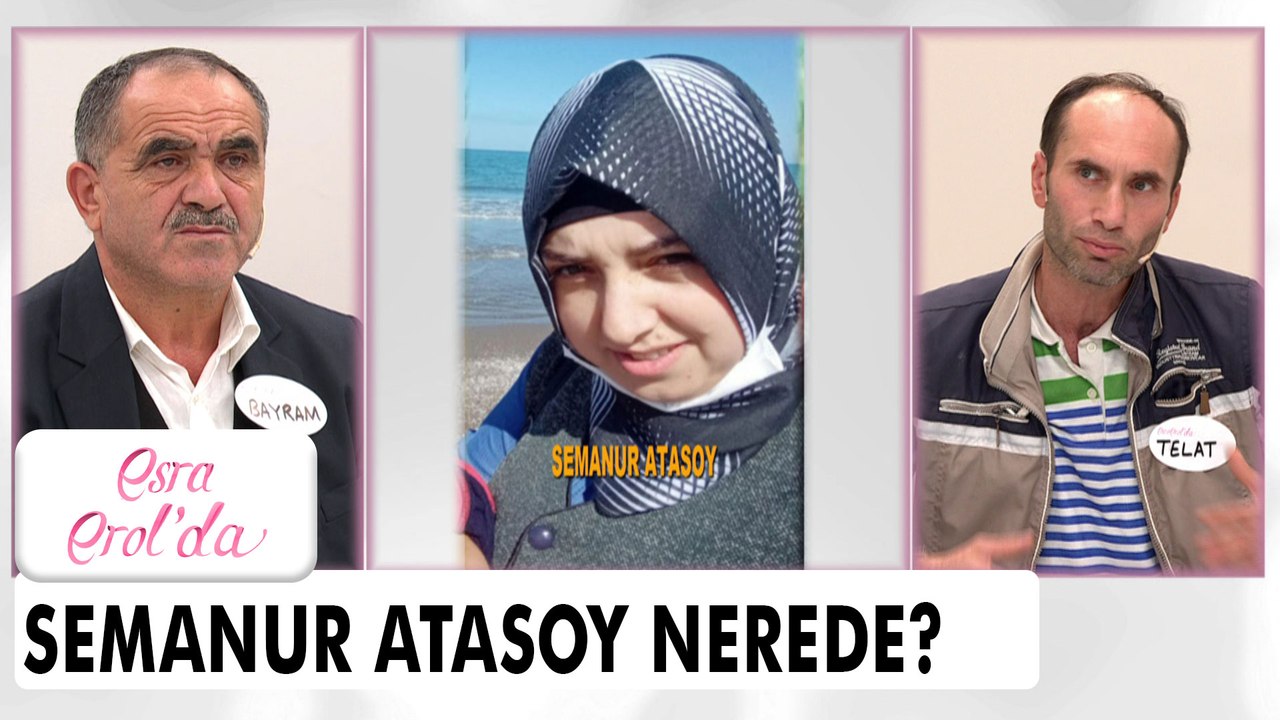 Bayram Bey ile Damadı Telat, Semanur Atasoy için stüdyoda... - Esra Erol'da 7 Aralık 2021