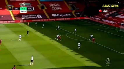 هدف محمد صلاح ضد أستون فيلا