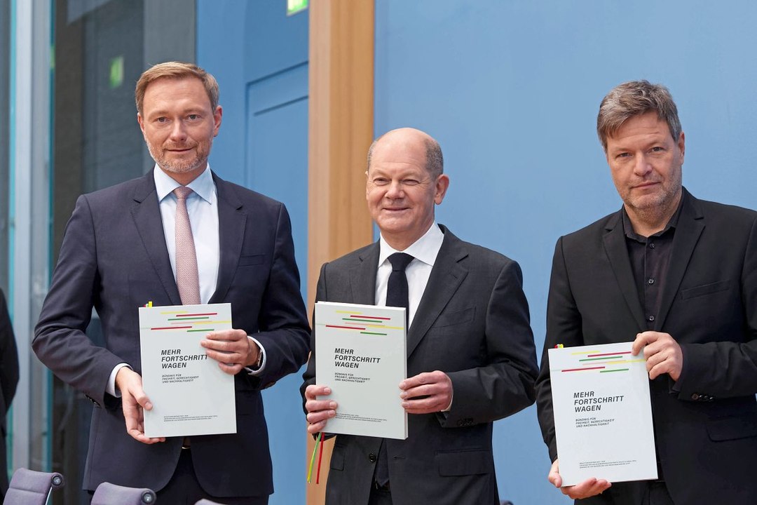 Erster Auftritt der „Ampel“