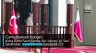 Cumhurbaşkanı Erdoğan, Katar Emiri Şeyh Temim bin Hamed Al Sani tarafından resmi törenle karşılandı