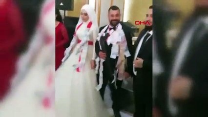 Düğünde pompalı tüfek takan kişi ve damat yakalandı