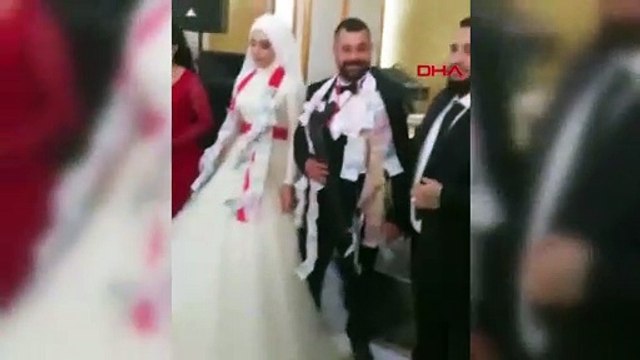 Düğünde pompalı tüfek takan kişi ve damat yakalandı