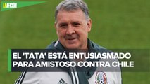 Selección Mexicana se prepara para enfrentar a Chile