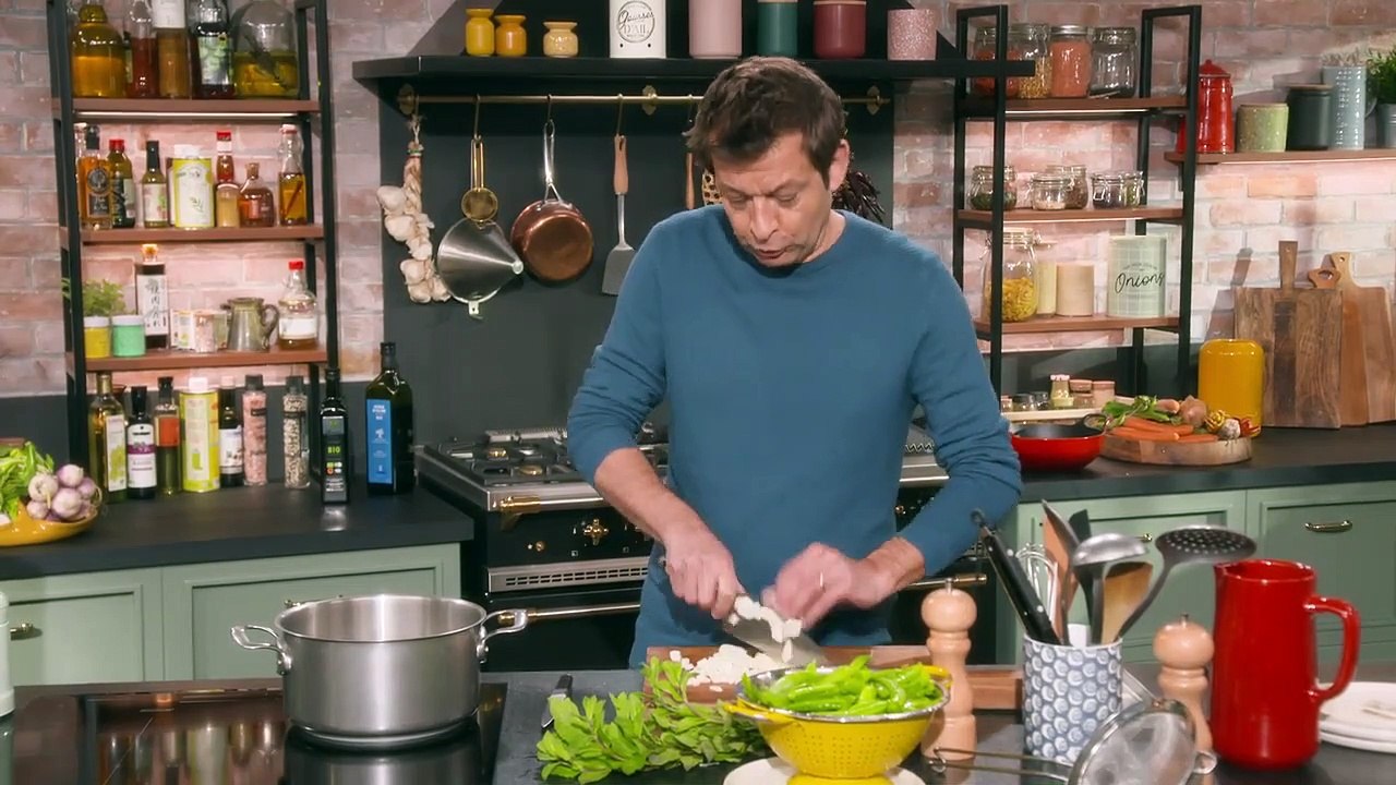 Soupe de cosses de petits pois