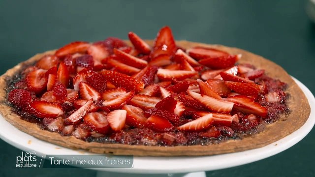 Tarte fine aux fraises