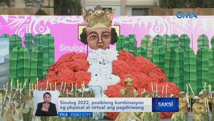 Sinulog 2022, posibleng kombinasyon ng physical at virtual ang pagdiriwang | Saksi
