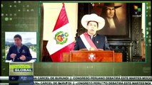 Organizaciones sociales de Perú rechazan pedido de vacancia contra Castillo